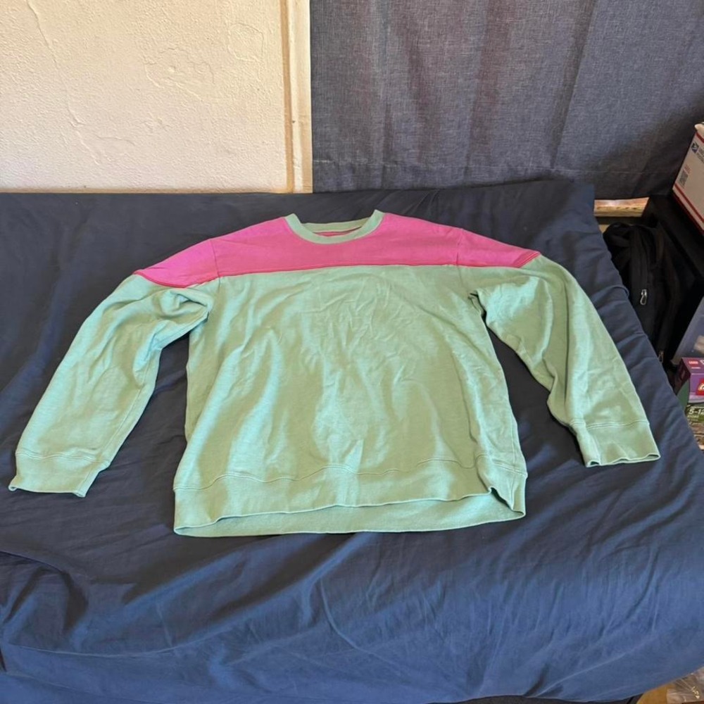 LONG SLEEVE SUPREME NEW YORK T SHIRT TEAL‎ AND PURPLE SIZE M